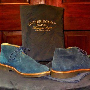Men's Blue Chukka Boots